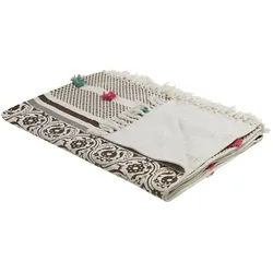 DECKE Braun Chinsurah 130/180 cm