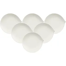 Villeroy & Boch Frühstücksteller Flow, Teller, Weiss