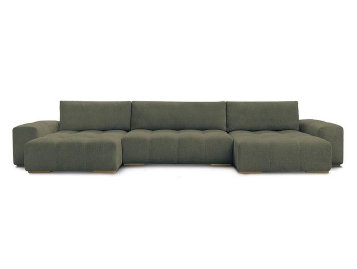 Wohnlandschaft BOBOCHIC ANAKIN Boucle-Stoff grün