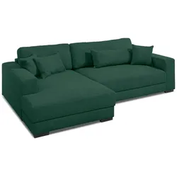 filippo Ecksofa Marsala Cord Grün Dunkelgrün