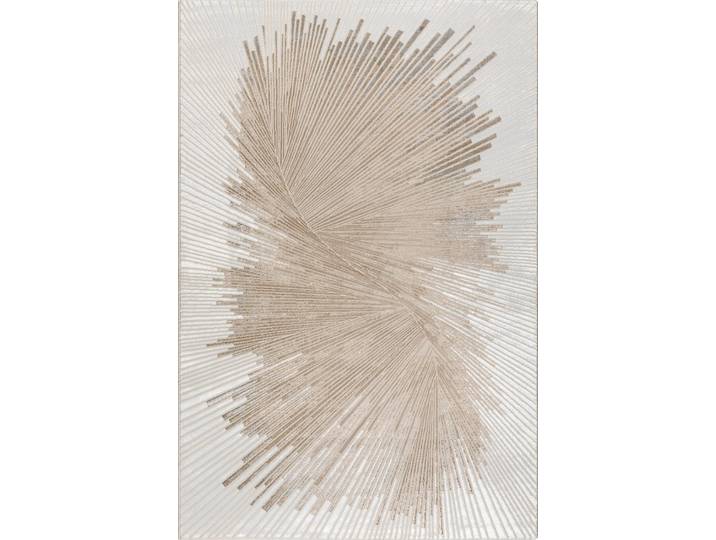 Tapis abstrait moderne, gris, 160 x 230 cm