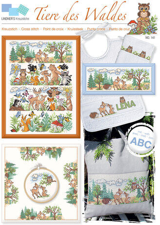 Stickvorlage "Tiere des Waldes"