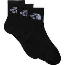 THE NORTH FACE Herren Socken MULTI SPORT CUSH QUARTER SOCK 3P, Größe S in Schwarz Schwarz