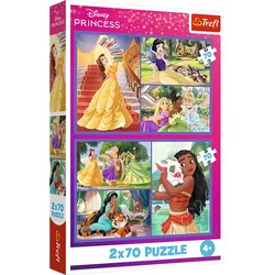 Puzzle - 2x70 - Märchentage - Disney Prinzessinnen 34440