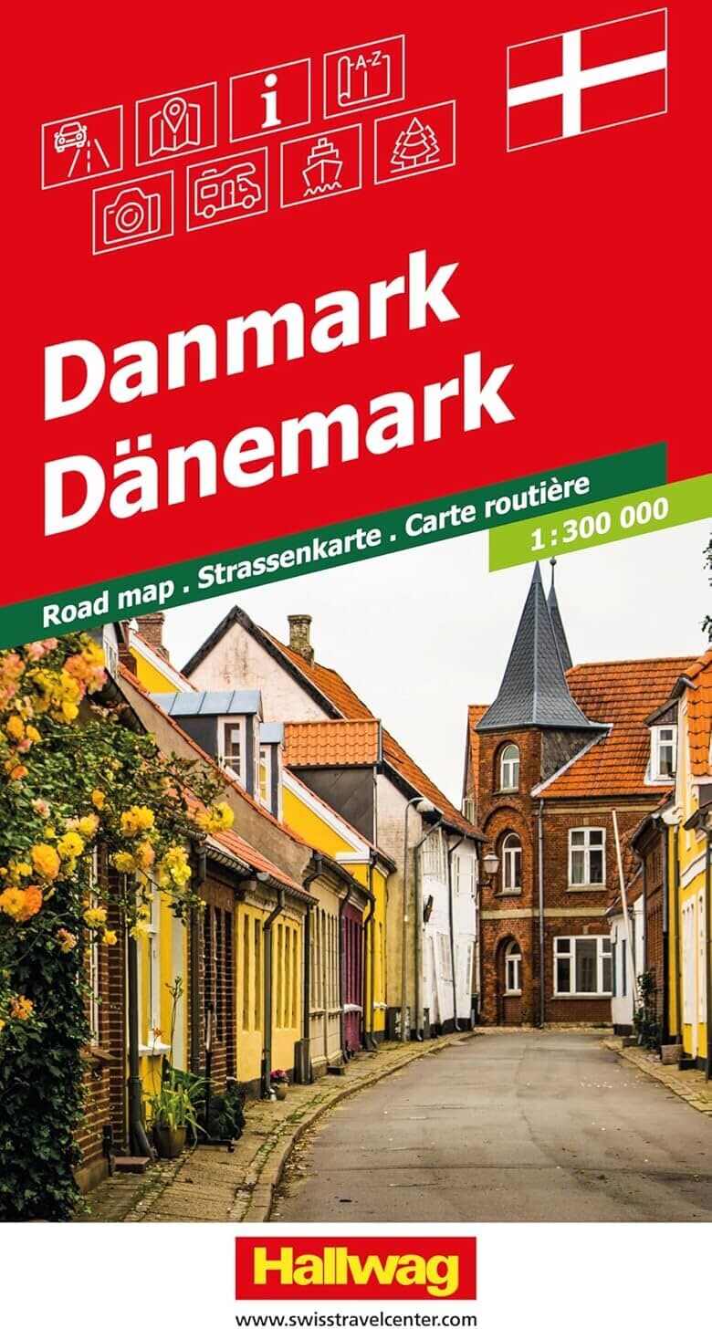 Carte routière - Danemark   Hallwag