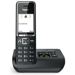 Gigaset COMFORT+ 550 AM SEGR.TELEF. BLK, Telefon, Schwarz