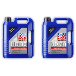 2x Motoröl LIQUI MOLY 1265 Touring High Tech HD 30 VG32 Kanister 5 Liter
