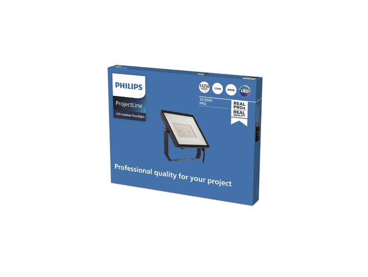 Philips ProjectLine LED-Außenstrahler 4.000K 150W, schwarz, Metall,
