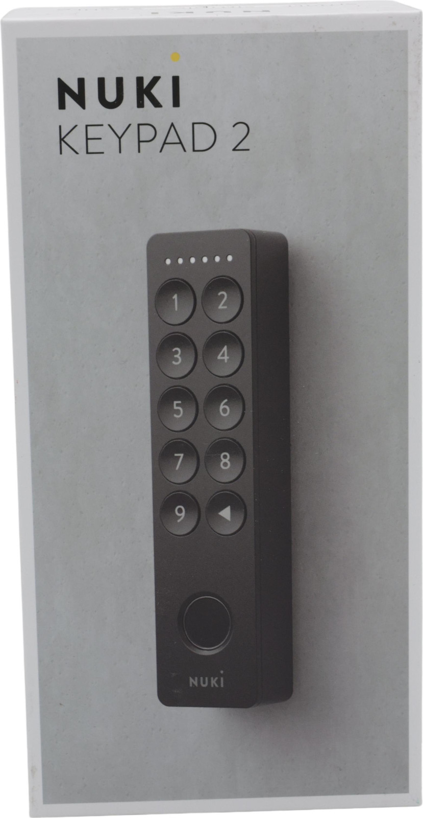 Nuki Toetsenbord met 2 codes of vingerafdruksensor voor slimme sloten, zwart