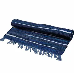 Small Rag Rug - 50x90cm - premium quality - Charcoal Greys