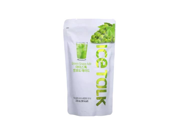Ice Talk groene druivendrank - 230 ml