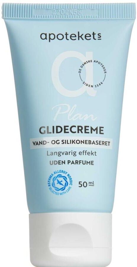 Apotekets Glidecreme vand-silikone Medicinsk udstyr 50 ml