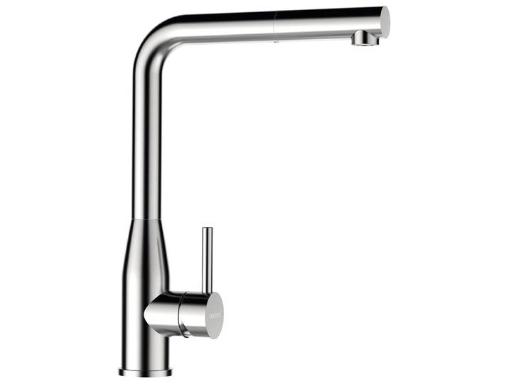 Schock Einhebelmischer mit Ausziehbrause Keto 518120EDM Edelstahl Massiv