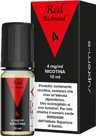 Suprem-e Red Re-Brand Liquido Pronto 10ml Tabacco Virginia Kentucky