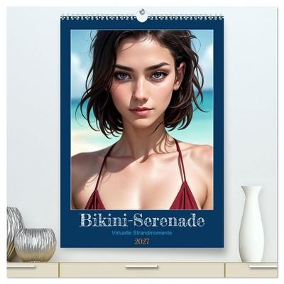 Bikini-Serenade (hochwertiger Premium Wandkalender 2027 DIN A2 hoch), Kunstdruck in Hochglanz