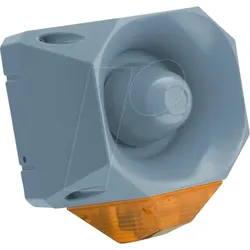 ASMSB9-60GAL - Asserta Midi AV, grau, gelbe Linse, 9-60V DC