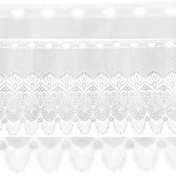 Arsvita Bistrogardine mit Stangendurchzug "Jacquard" 160x45 cm - Clara