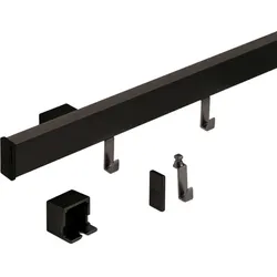 Naber Relingsystem-Set Alto, Länge 600 mm schwarz matt, 8044170