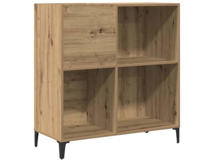 vidaXL Plattenschrank Artisan-Eiche 84,5x38x89 cm Holzwerkstoff