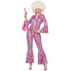 Wilbers 70er Glamour Disco Lady Damenkostüm (38)