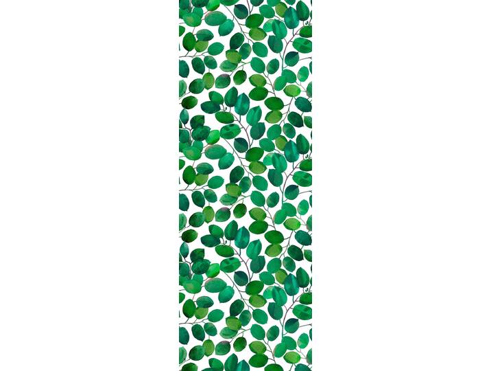 Vinyltapete QUEENCE Tropische Blätter-Grün , bunt, B:0,9m L:2,5m, Vinyl, Tapeten, Vinyltapete, 90x250cm, selbstklebend, kinderleichte Anbringung,, Sticker