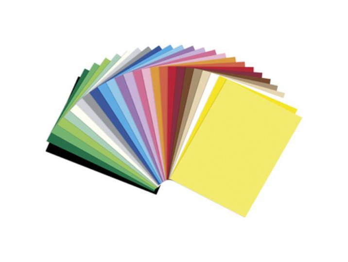 Papier de couleur, (L)500 x (H)700 mm, assorti