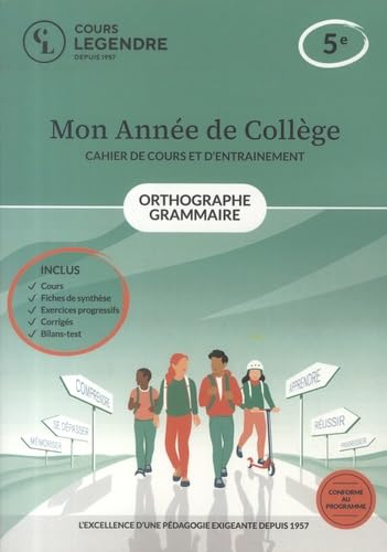 Anne Delabre - Mon année de collège : orthographe grammaire 5e : cahier de cours et d'entraînement - Preis vom 02.10.2026 23:42:20 h