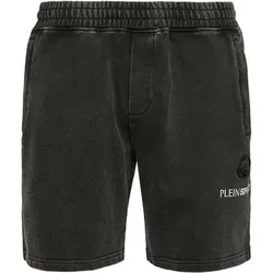 PLEIN SPORT Jogging-Shorts, Größe M in Schwarz 02