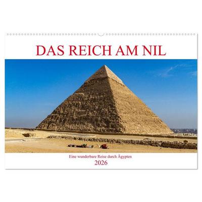 Das Reich am Nil (Wandkalender 2026 DIN A2 quer), CALVENDO Monatskalender