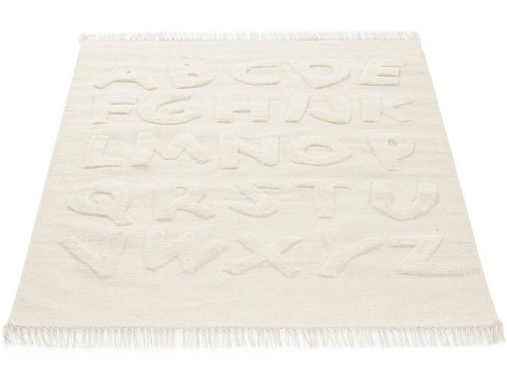 carpetfine Kinderteppich ABC Alphabet, rechteckig, Höhe: 6 mm