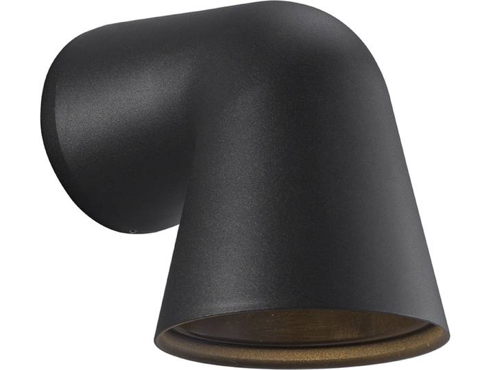 Front Single Applique GU10 Noir