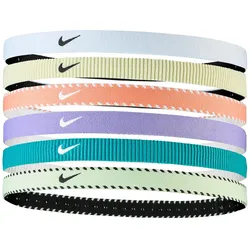 6er Pack NIKE Flex Classic Haarbänder 552 - lilac ice/dusty cactus/white