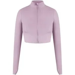 SMILODOX Crop Jacke Nilai, Größe M in Lila Lila