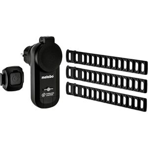 Metabo Steckdosenadapter 630231000, schwarz, 1-fach Schuko bis 3680 Watt