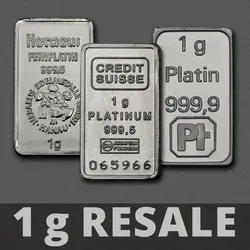 Platinbarren 1g (Resale)