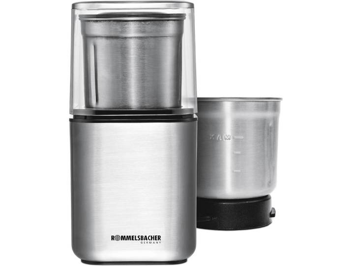 ROMMELSBACHER Kaffeemühle EGK 200 , silber (edelstahlfarben), H:20,5cm, Kaffeemühlen, Kaffeemühle
