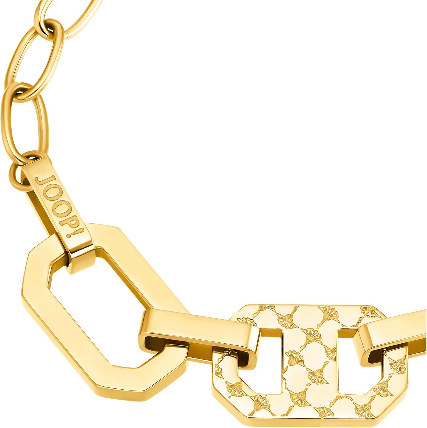 Joop! Armband JOOP "2035035", gold (gelbgoldfarben), Armbänder, Mädchen, 19,5cm, Edelstahl, Armband gelbgoldfarben 19,5cm, Edelstahl
