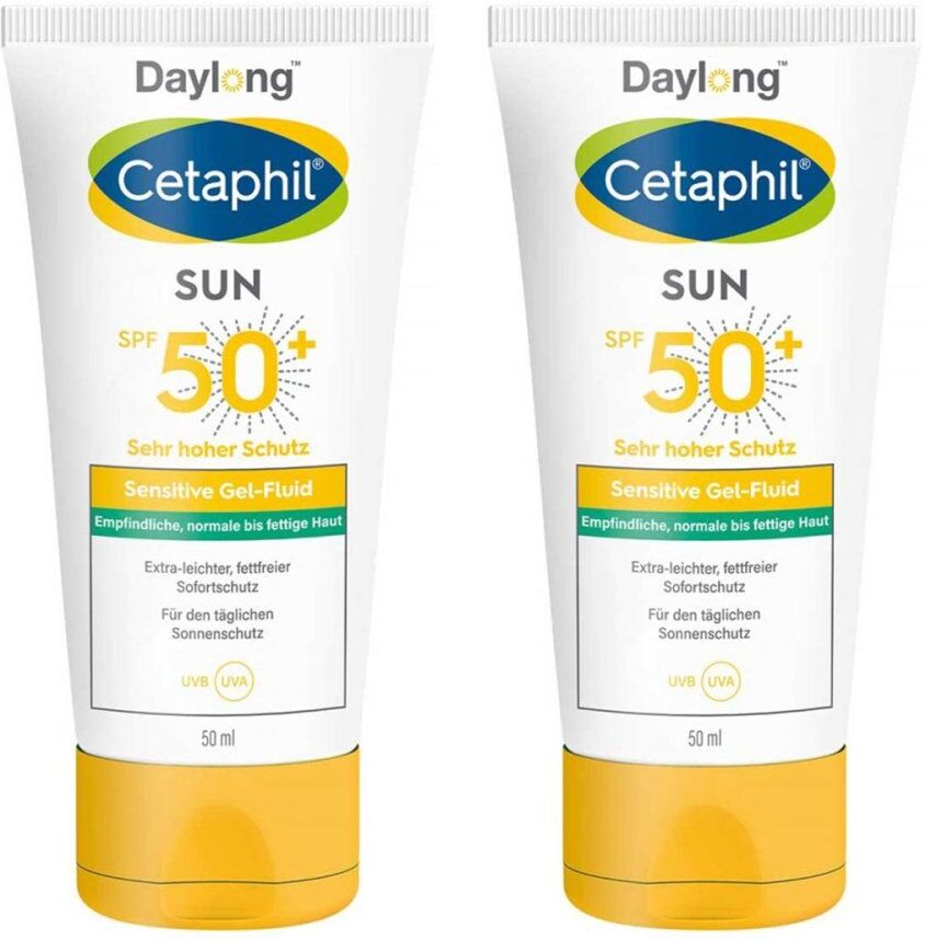 Cetaphil Sun Daylong SPF 50+ Sensitive Gel-Fluid Gesicht 2x50ml