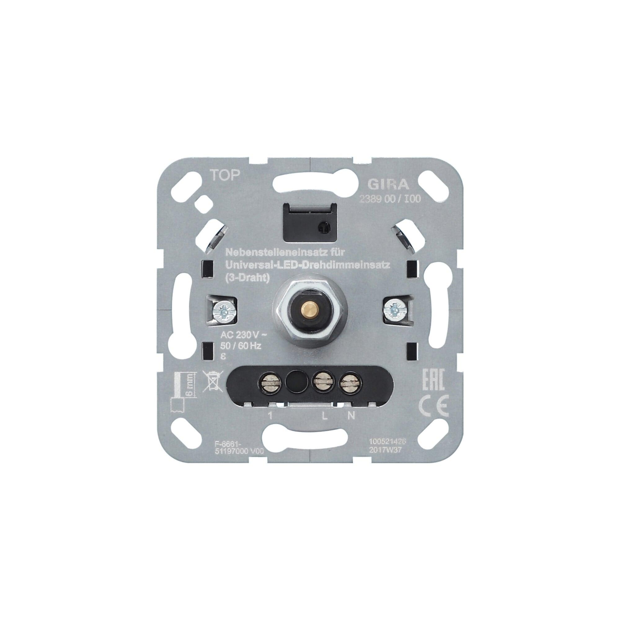 Gira LED-Dimmereinsatz 3-Draht 238900)