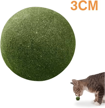 Inspire Picks Natural Catnip Ball Chew Toy For Cats And Kittens 3cm