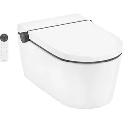 Hansgrohe LavaPura Element S Wand-Dusch-WC Komplettset, weiß, AquaHelix Flush, SmartClean, HygieneEffect