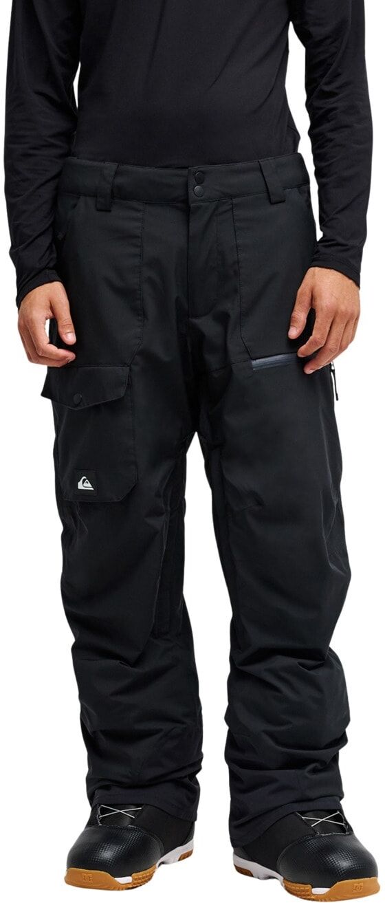 Snowboardhose QUIKSILVER "Utility 20K", Herren, Gr. XS, Normalgrößen, schwarz, Obermaterial: 100% Polyester., Hosen