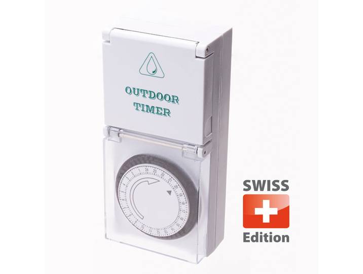 Mechanische Zeitschaltuhr Outdoor IP44 / Kinderschutz Swis Edition T12 / T13