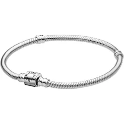 Pandora 594596C00 Damen Silber-Armband mit Clip-Verschluss, 21 cm