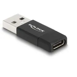 DeLOCK USB 3.2 Gen 2 Adapter USB Typ-A Stecker zu USB Type-C Buchse aktiv schwarz