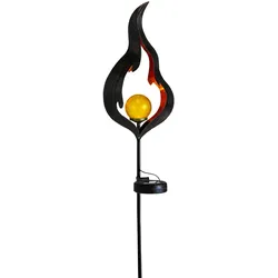 I-GLOW LED-Solar-Vintage Leuchte - Flamme