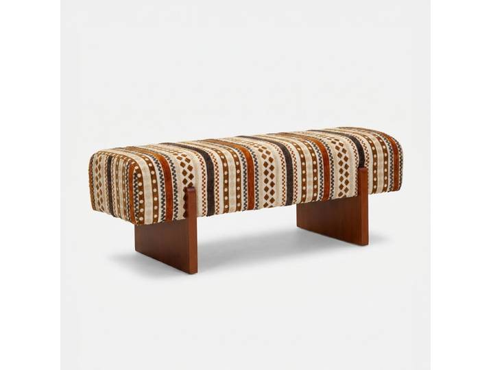 Banc Rembourré Ethnique Pour Chambre Et Entrée Mombasa Artful Poise
