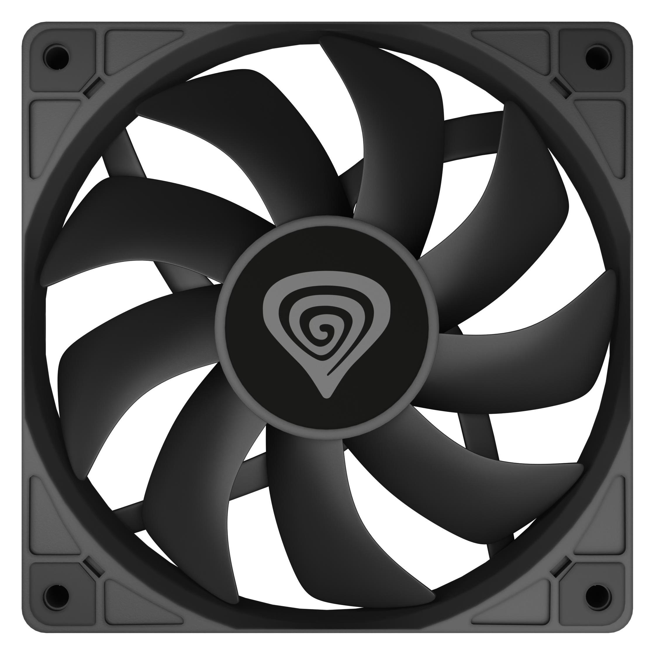 Genesis NATEC Oxal 120 Computergehäuse Ventilator 12 cm Schwarz 1 Stück(e) (120 mm, 1x) (NGF-2042)