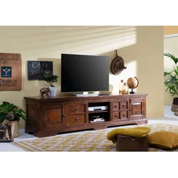 TV-Board Akazie 220x50x55 nougat lackiert OXFORD #341