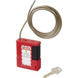 Sygonix SY-6872544 Lockout Kabelschloss verstellbar 1m Rot 1 St.
